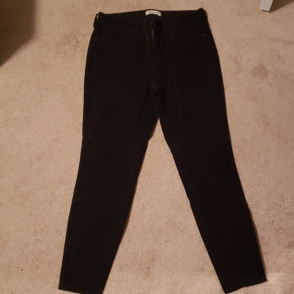 Madewell Velvet Skinny Jeans